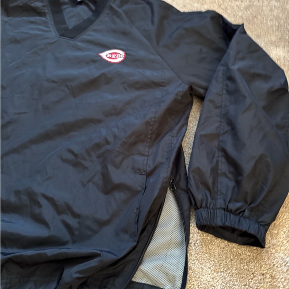 #303 Cincinnati Reds pullover windbreaker made by sport tech - Picture 7 of 13